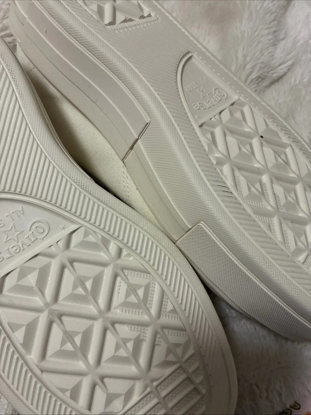 Converse All Star Cruise OX Size: M8 W9.5 Canvas Platform Cream A08788C